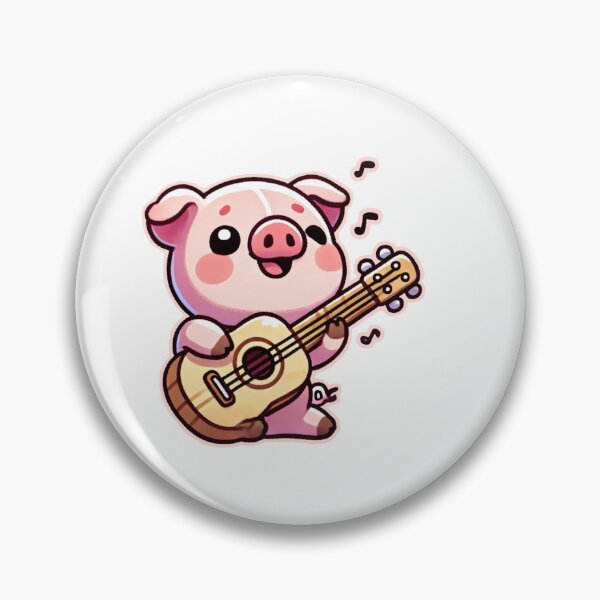 Item preview, Miniature Pig Playing a Guitar designed and sold by FreshFits02.