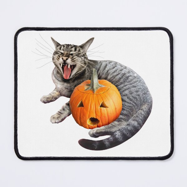 Item preview, Tabby Cat Jack-o-Lantern designed and sold by catsclips.