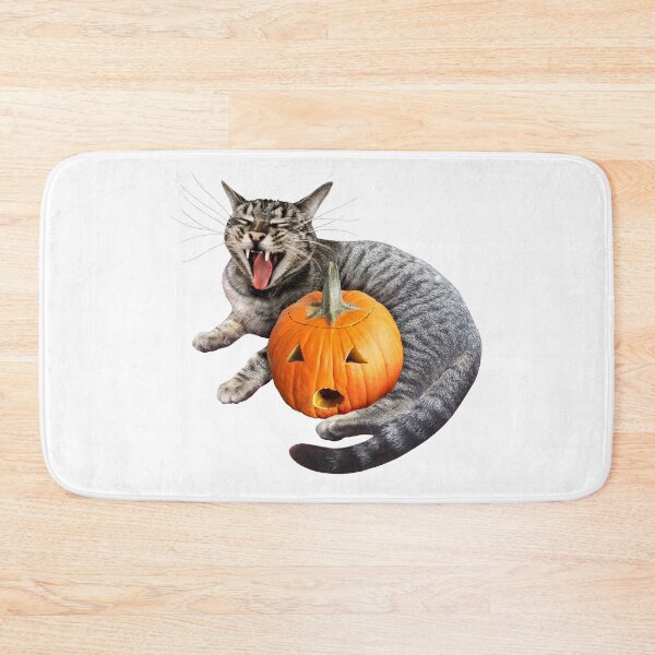 Item preview, Tabby Cat Jack-o-Lantern designed and sold by catsclips.