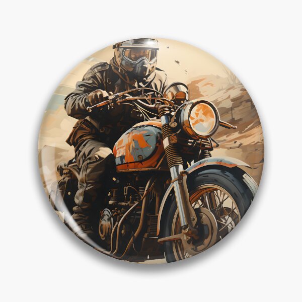 Item preview, Ride into the Wild: Vintage Motorcycle Adventure designed and sold by Viktor Surzhko.