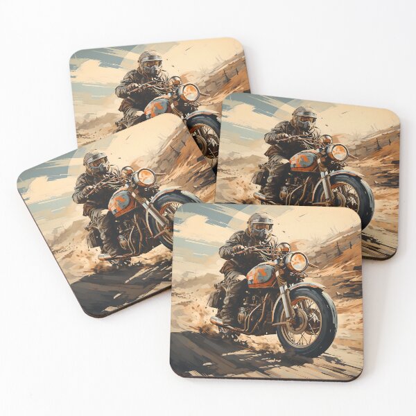 Item preview, Ride into the Wild: Vintage Motorcycle Adventure designed and sold by Viktor Surzhko.