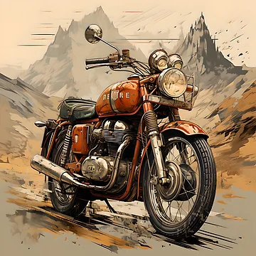 Artwork thumbnail, Legendary Ride: The Iconic Motorcycle by Viktor Surzhko