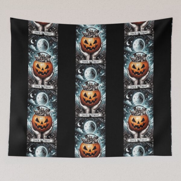 Item preview, Trick Or Treat | Tarot Halloween Magic | Occult Creature designed and sold by Qudkin.