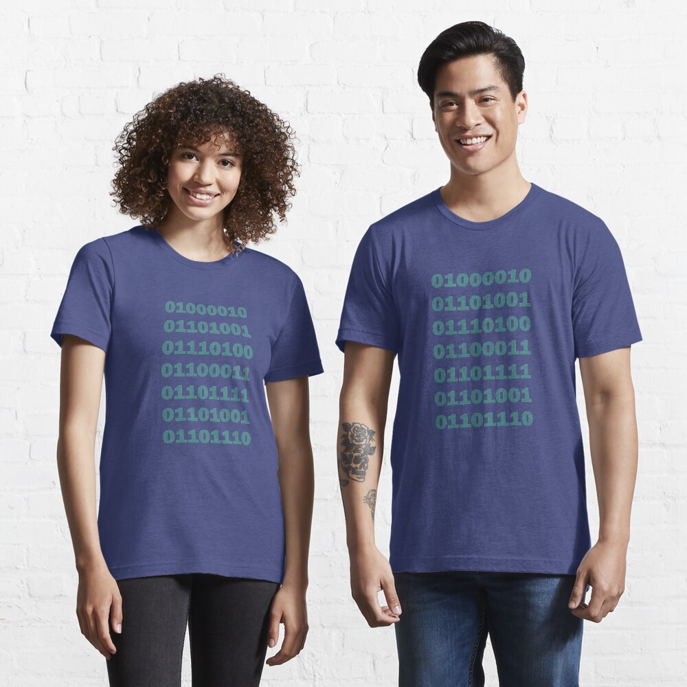 Binary Bitcoin Essential T-Shirt