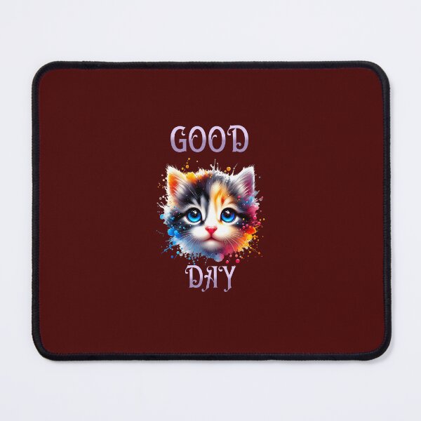 Item preview, GOOD DAY (KITTY FACE) designed and sold by lovingtouch.