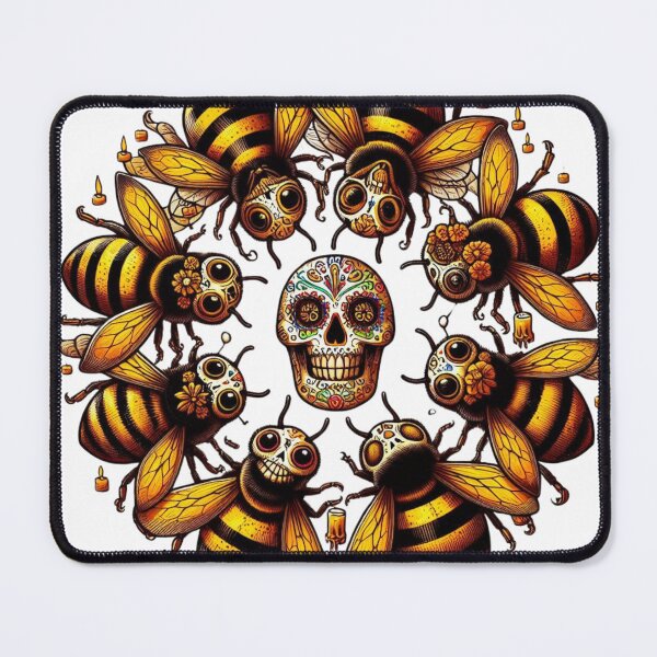 Item preview, Bees and their Day of the Dead Dance designed and sold by figandroseco.
