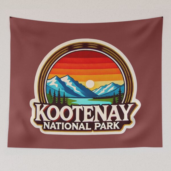 Item preview, Retro 1970s Kootenay National Park designed and sold by PinUpPizzazz.