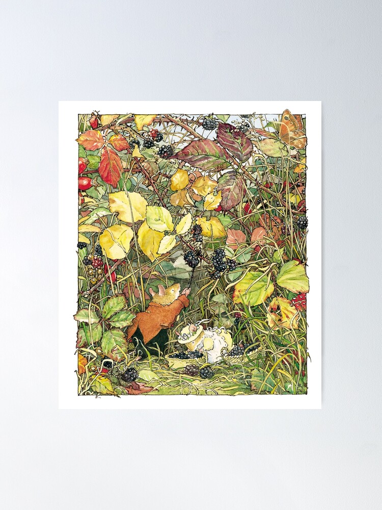 Alternate view of Blackberry picking Poster