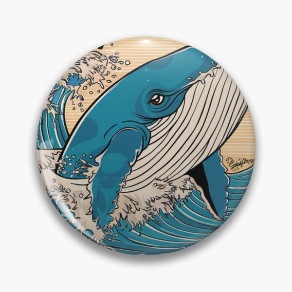 Aperçu de l'œuvre Le surf est en hausse, la baleine est dehors créée et vendue par ZoneTeebyMe.
