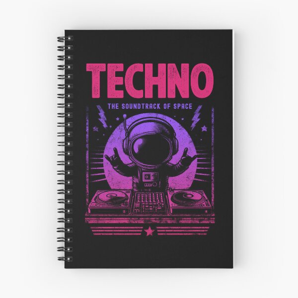 Item preview, Techno In Space - Astronaut DJ Music Life designed and sold by Urban-Alien.