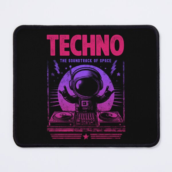 Item preview, Techno In Space - Astronaut DJ Music Life designed and sold by Urban-Alien.