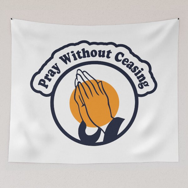 Item preview, Pray without ceasing Tshirt and sitcker designed and sold by Billium Halder.