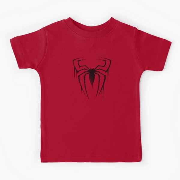 Spider Symbol (Black Version) Kids T-Shirt