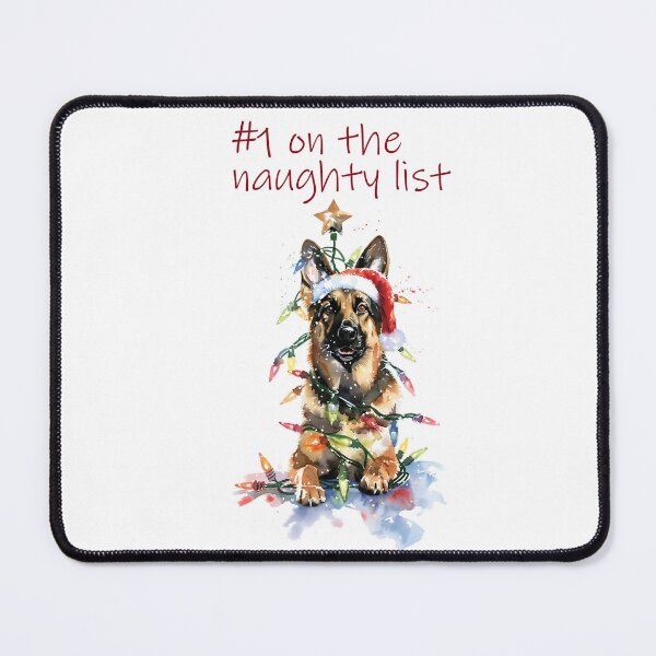 Item preview, #1 on the Naughty List - German Shepherd designed and sold by Boddicca.
