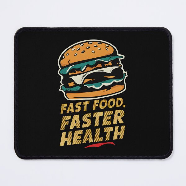 Item preview, FAST FOOD FASTER HEALTH A Bitter Bite designed and sold by SplashTastic.