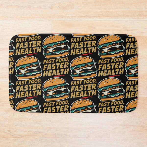 Item preview, FAST FOOD FASTER HEALTH A Bitter Bite designed and sold by SplashTastic.
