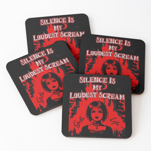 Item preview, Silence is My Loudest Scream_Goth Life designed and sold by NuttySqueaky.
