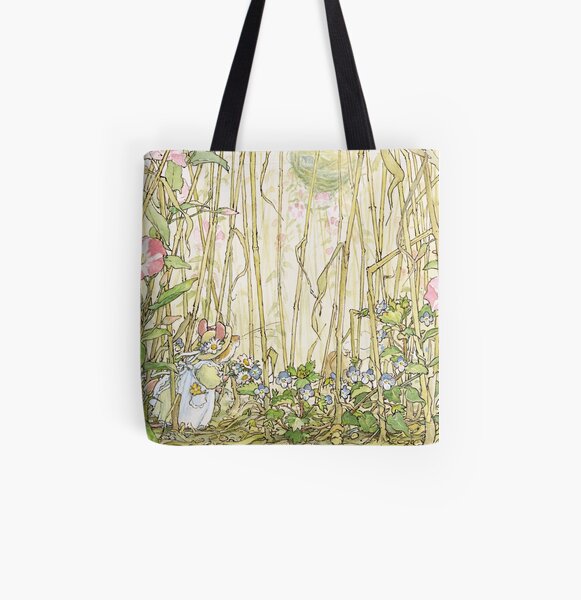 Primrose gathering flowers All Over Print Tote Bag