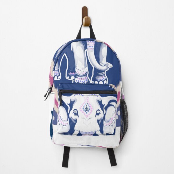 Item preview, Lovely elephant ikat seamless pattern illustration design. designed and sold by sdartproject.