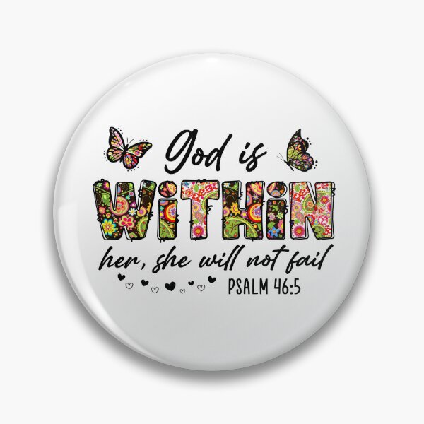 Item preview, God is Within Her designed and sold by SassyFaithGirl.