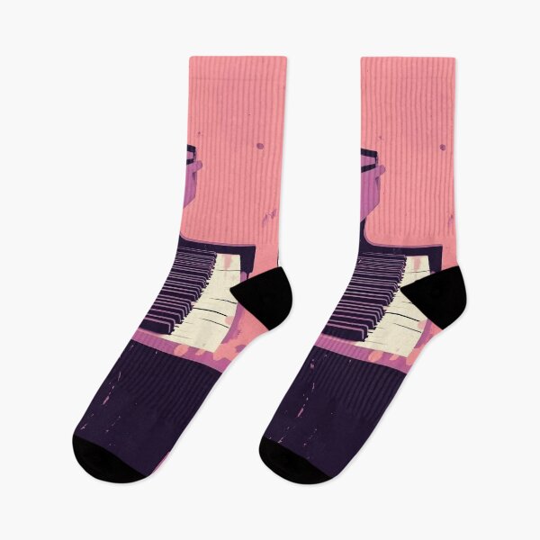 Item preview, Grand Piano Art - Striking Dark and Light Tones with Unique Shapes and Lines Against Pink Background designed and sold by OlfactoART Studio.