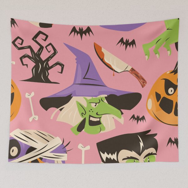 Item preview, scary witch, Halloween pattern designed and sold by Mauswohn.