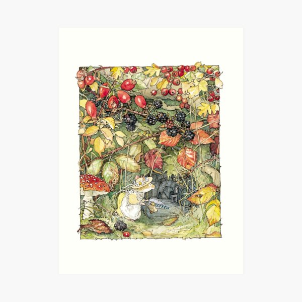 Primrose at the entrance to the tunnels Art Print