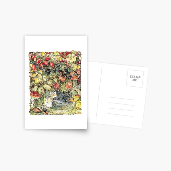 Primrose at the entrance to the tunnels Postcard