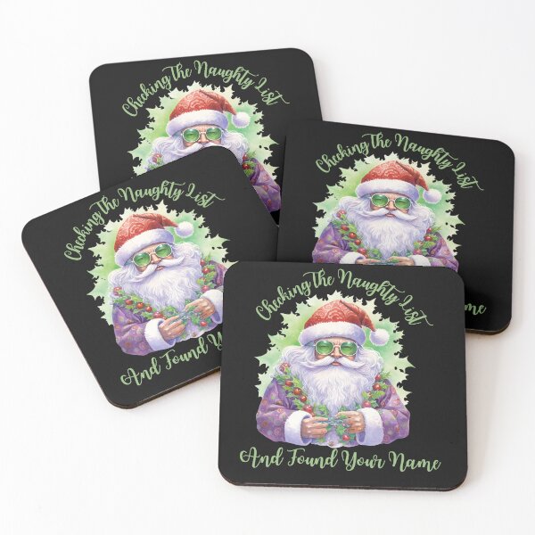 Item preview, Funny Checking The Naughty List, Found Your Name designed and sold by AlienOccupation.