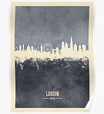 London England Skyline Poster