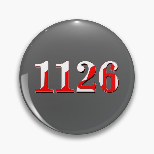 Item preview, Bold 1126 Soccer Number Design designed and sold by 4rpixs.