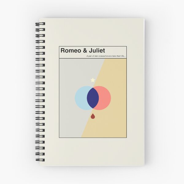 Item preview, Romeo and Juliet Shakespeare Minimalist Abstract Art Design designed and sold by kakarikihill.