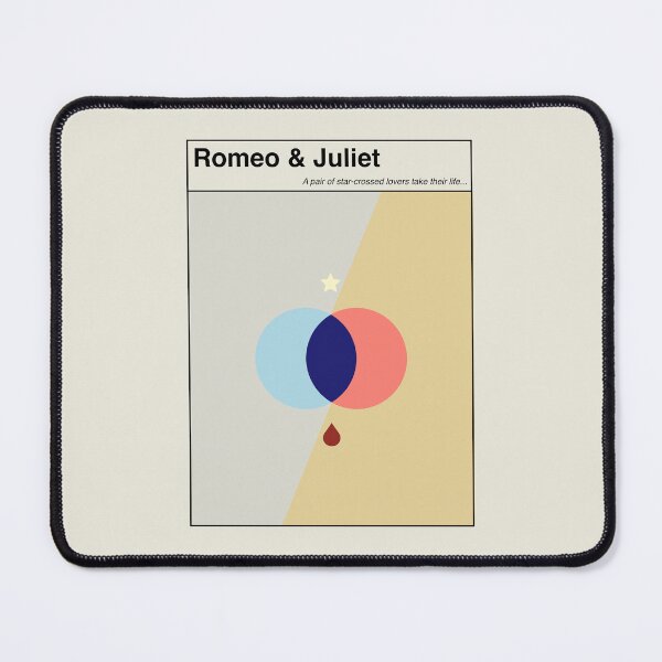 Item preview, Romeo and Juliet Shakespeare Minimalist Abstract Art Design designed and sold by kakarikihill.