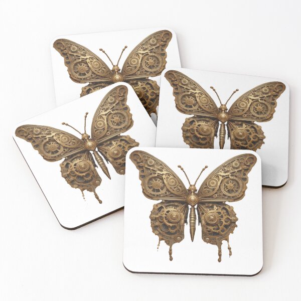 Item preview, Gold Steampunk Butterfly designed and sold by Bondillero.