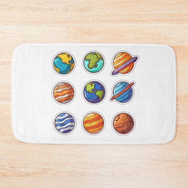 Item preview, Simple Solar System Vector with Bold Outlines and Vibrant Colors designed and sold by tjnextgen99.