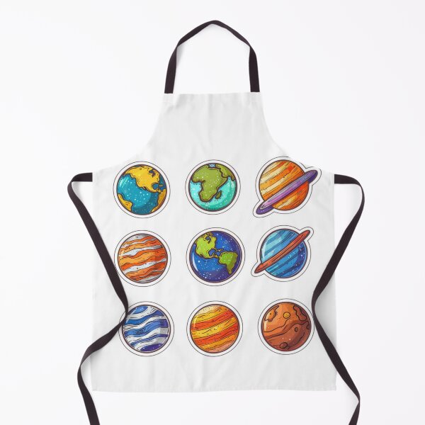 Item preview, Simple Solar System Vector with Bold Outlines and Vibrant Colors designed and sold by tjnextgen99.