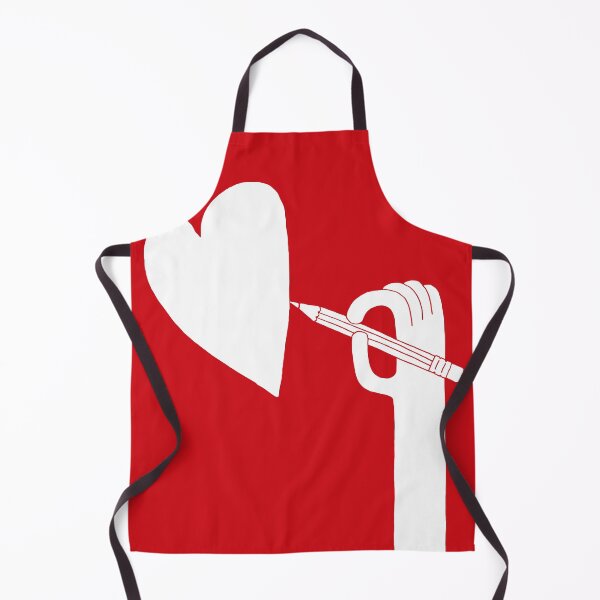 Item preview, Hand Drawn retro heart in red designed and sold by flybubblegum.