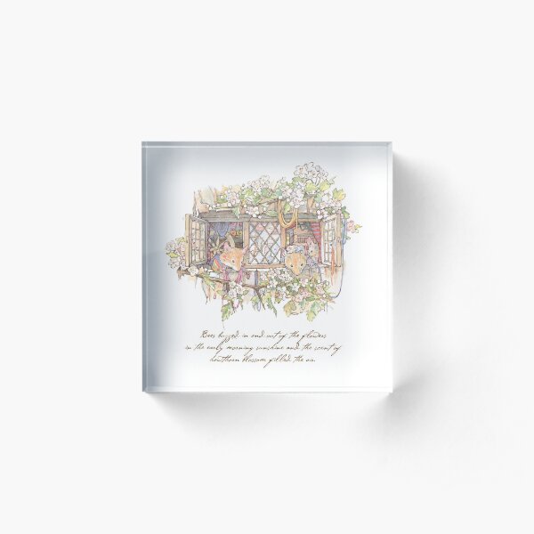 The Weavers Acrylic Block