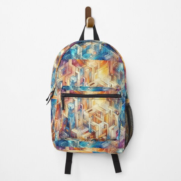Item preview, Spectacular Colorful City Pattern  designed and sold by DigiDreamyArt.