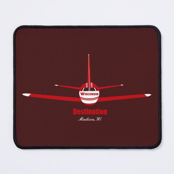 Item preview, Destination Madison Wisconsin WI Airplane Airport Logo designed and sold by Lartheviking.