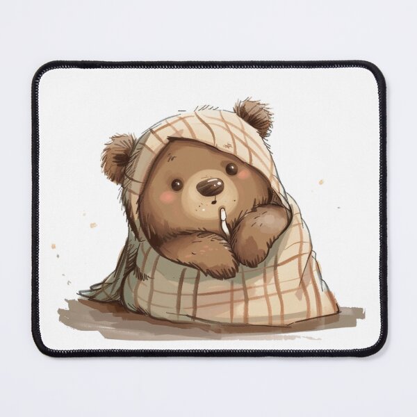 Item preview, Lazy little bear on a cold day designed and sold by Stickerbynp1.