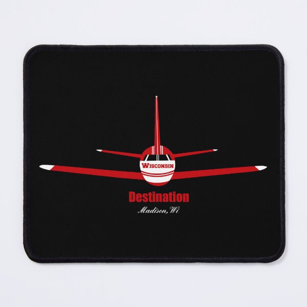 Item preview, Destination Madison Wisconsin WI Airplane Logo designed and sold by Lartheviking.