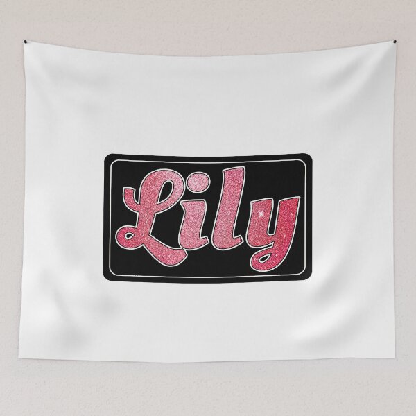 Item preview, Lily Personalized Name Birthday Tag Family Name Lily Girl Custom Name First Name Last Name  designed and sold by HalloweenGift.