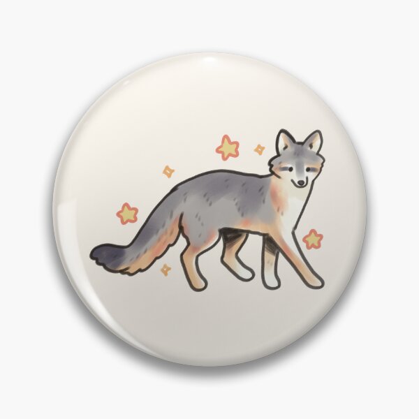 Item preview, cute Gray fox  designed and sold by Artofmayara.