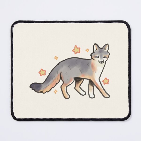 Item preview, cute Gray fox  designed and sold by Artofmayara.