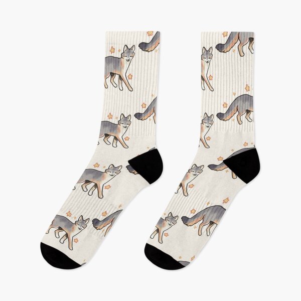 Item preview, cute Gray fox  designed and sold by Artofmayara.