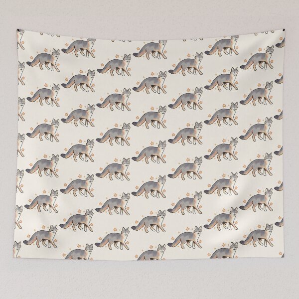 Item preview, cute Gray fox  designed and sold by Artofmayara.