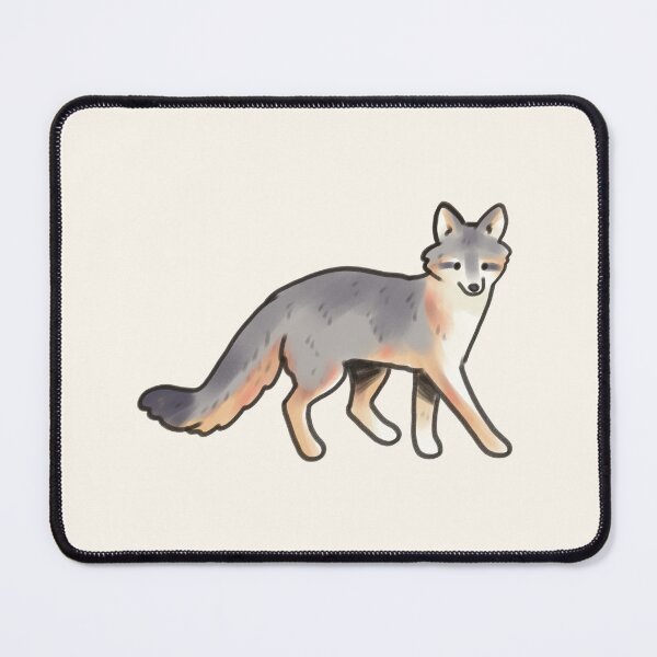 Item preview, cute Gray fox illustration designed and sold by Artofmayara.