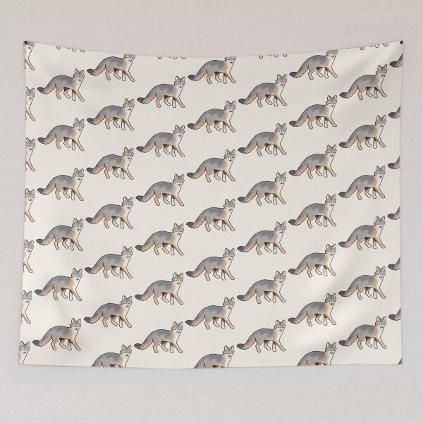 Item preview, cute Gray fox illustration  designed and sold by Artofmayara.