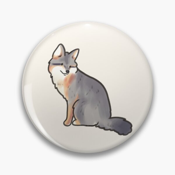 Item preview, Cute Gray fox drawing  designed and sold by Artofmayara.